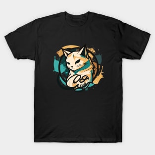 Graffiti Paint Cat Creative Inspiration T-Shirt